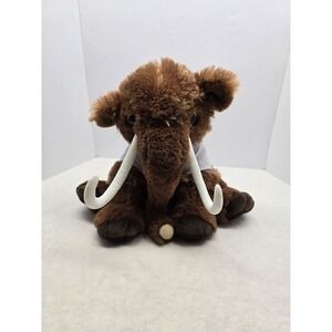 Bear Factory Woolly Mammoth Plush Stuffed Animal White Shirt Brown